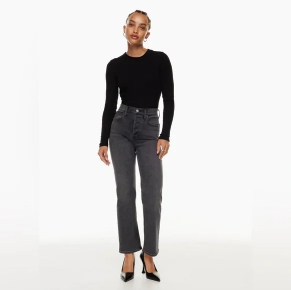 Denim Forum Arlo High Rise Straight 28 W 28 L